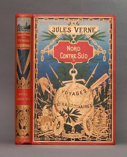 null Verne, Jules. - Nord contre Sud. Paris, Bibliothèque d'éducation et de récréation...