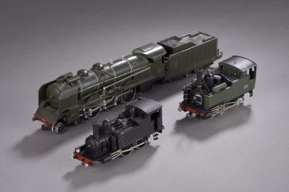 null ANTAL – MARKLIN : locomotive 231 H SNCF, verte avec tender 30 à 2 boggies

Fourgon...