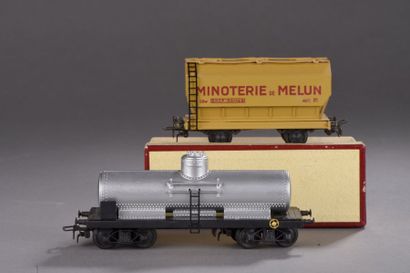 null VB : wagon maquette « MINOTERIE DE MELUN » à 2 essieux

wagon semi maquette...