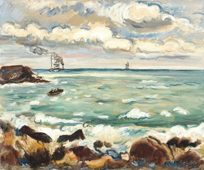 null Othon FRIESZ (1879-1949)

Paysage de bord de mer, St Malo

Huile sur toile,...