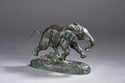 null Antoine-Louis BARYE (1796 -1875)

Eléphant du Sénégal

Bronze à patine verte.

Dimensions...