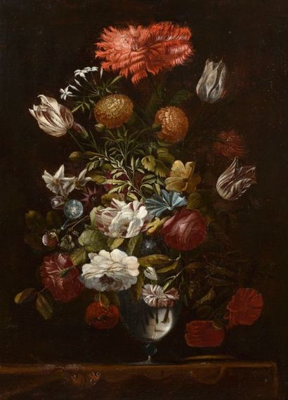 null Ecole ITALIENNE du XVIIIème siècle

Bouquet de fleurs

Toile.

71,5 x 53,5 ...