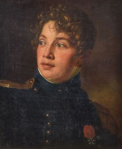 null Entourage d'Anne-Louis GIRODET (1776-1824)

Portrait d'un jeune officier titulaire...