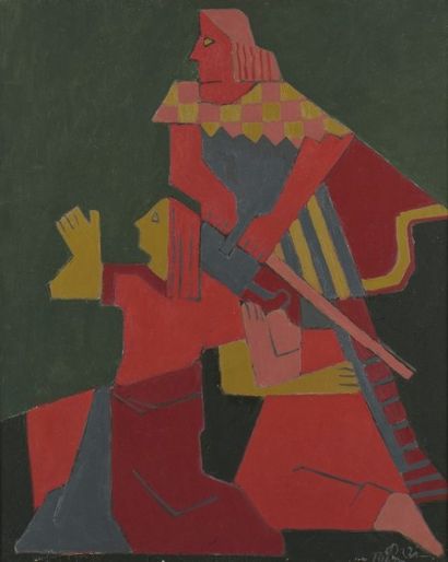 null ORAZI (1906-1979)

Le chevalier défendant la veuve et l’orphelin

Huile sur...
