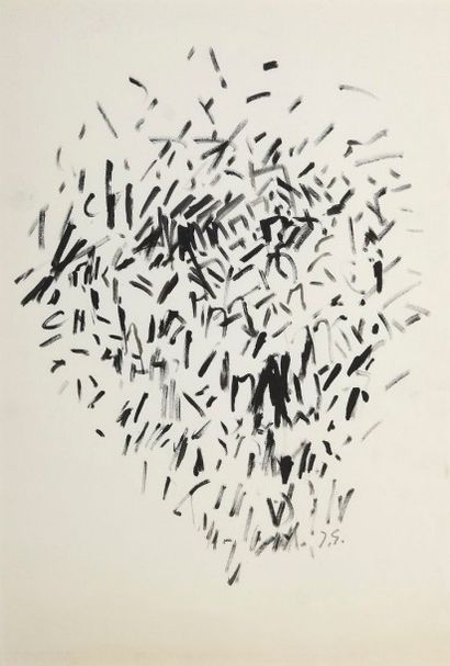 null Jacques GERMAIN (1915-2001)

COMPOSITION

Encre sur papier monogrammé en bas...