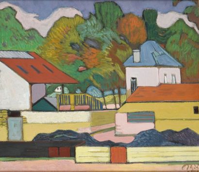 null ORAZI (1906-1979)

Le toit rouge

Huile sur toile, signée en bas à droite et...
