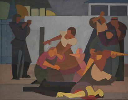 null ORAZI (1906-1979)

Le massacre

Huile sur toile, signée en bas à droite et datée...