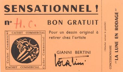 null Gianni BERTINI (1922-2010)

SENSATIONNEL ! BON GRATUIT, 1962

Document offset...