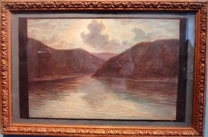 null Maurice CHABAS (1862-1947)

Paysage au lac

Technique mixte sur papier signée...