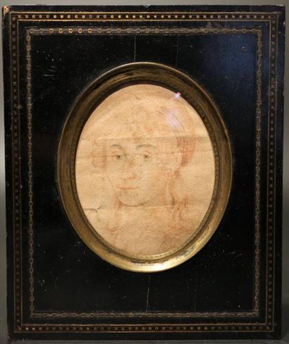 null Ecole du Nord du XIXème siècle

Portrait de femme au ruban, sanguine sur papier...