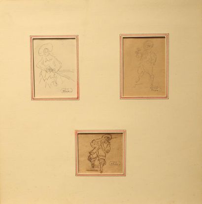 null Ferdinand ROYBET (1840-1920)

Trois études de mousquetaires

Crayon et encre...