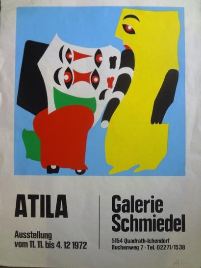 null ATILA (1931-1987)

15 affiches d'exposition dont une signée

Dimensions var...