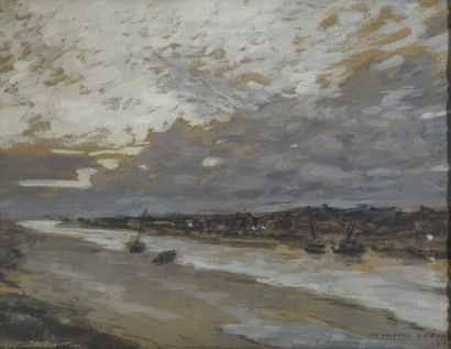 null Jean-Michel CAZIN (1869-1917)


Bateau à marée basse. Embouchure de la Canche...