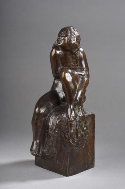 null Charles Malfray (1887-1940)


Nymphe au rocher, 1914


Epreuve en bronze, n°4/8


Fonte...