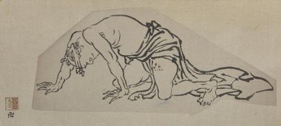 null Lot comprenant :


- UTAGAWA Toyoharu, dit Toyoharu (1735-1814)


Estampe oban...