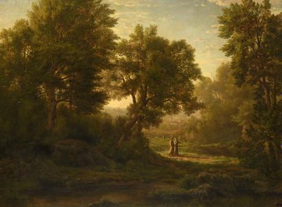 null Florentin SERVAN (Lyon 1810 – 1879)


Paysage bucolique aux deux promeneurs...