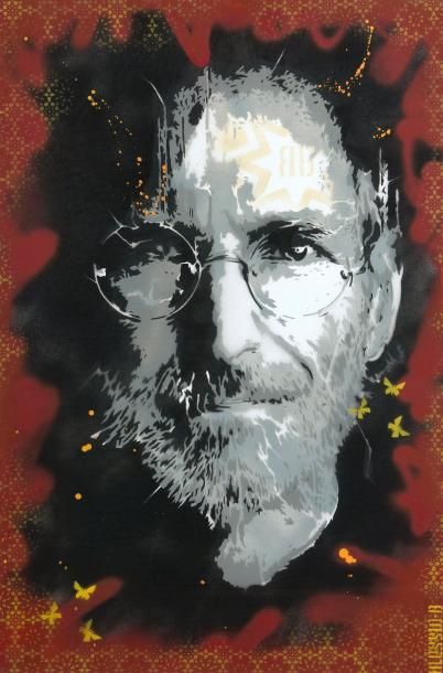 null ALESSIO-B (1971)

Steve Jobs

Pochoir sur papier 

Signé et daté 2013

62 x...
