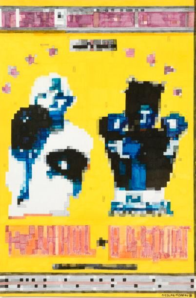 null NICOLAS MOREAU (1977)

Warhol - Basquiat

Feutre sur papier

Signé en bas à...