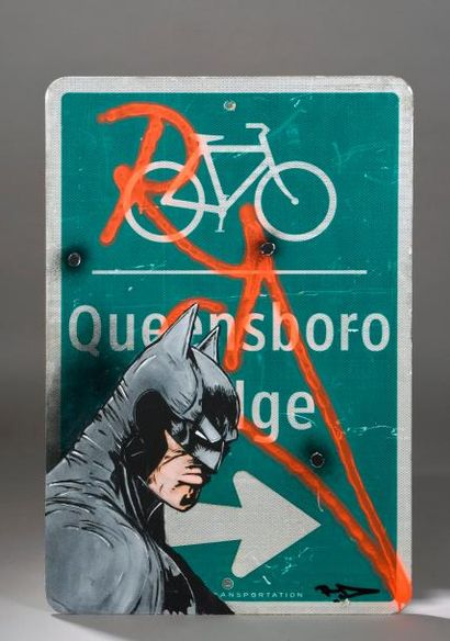 null RD357 (1967)

Batman On Queensboro Bridge

Technique mixte sur plaque de signalisation...