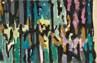 null Jean LEGROS (1917-1981)

Composition, vers 1950 

Huile sur papier. Cachet d'atelier...