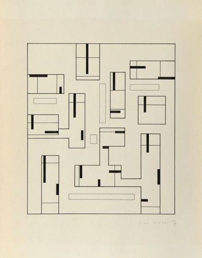 null Jean LEGROS (1917-1981)

Composition, 1957

Encre de chine sur papier signée...