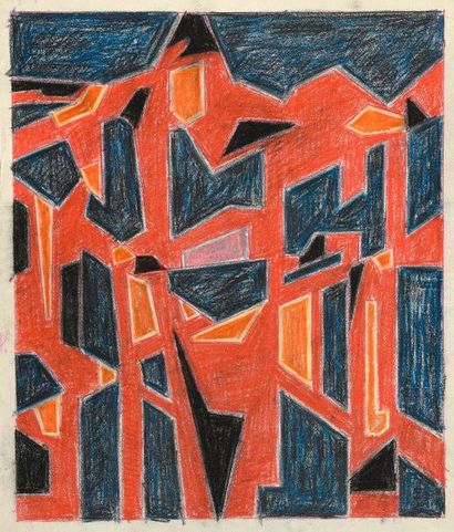 null Jean LEGROS (1917-1981) 

Composition

Pastel sur papier. Cachet d'atelier au...