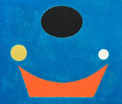 null Jean LEGROS (1917-1981) 

Composition, période bleue, octobre 63 - avril 64...