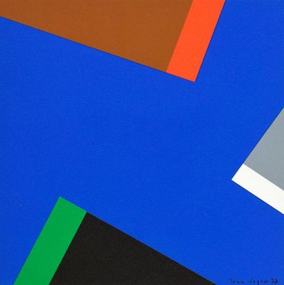 null Jean LEGROS (1917-1981)

Maquette pour triangles dans l'espace, 1977

Collage...