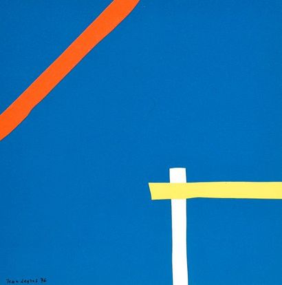 null Jean LEGROS (1917-1981) 

Maquette, 1976 

Collage sur carton signé et daté...