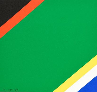 null Jean LEGROS (1917-1981) 

Maquette pour espace biais, 1977 

Collage sur carton...