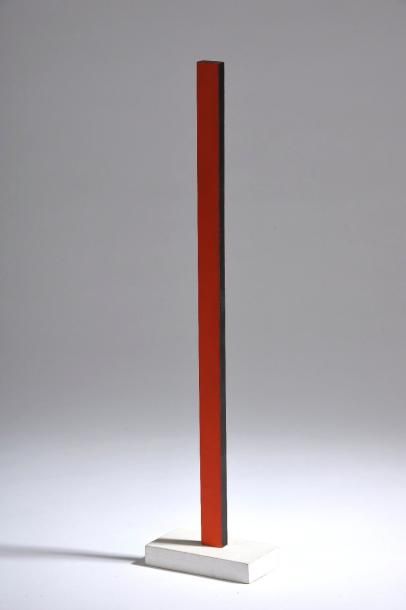 null Jean LEGROS (1917-1981)

Verticale rouge, 1976

Sculpture sur bois signée et...