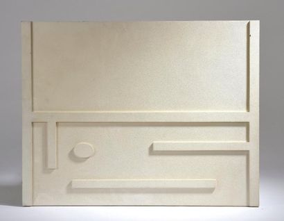 null Jean LEGROS (1917-1981) 

Relief sur bois, 1972 

Signé et daté au dos.

46...