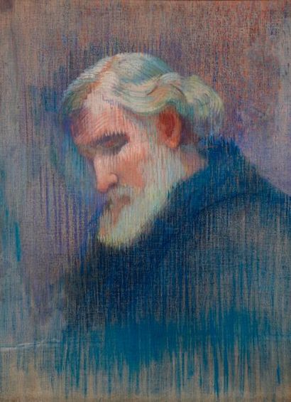 null École néo-impressionniste

Portrait présumé de Tourgueniev

Pastel sur toile,...