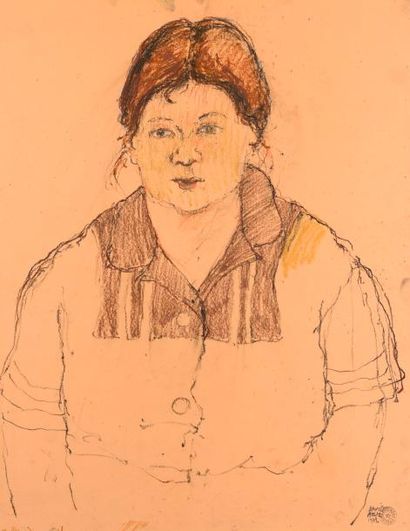 null David AZUZ (1942-2014)

Portrait de femme, 1972

Pastel signé et daté en bas...
