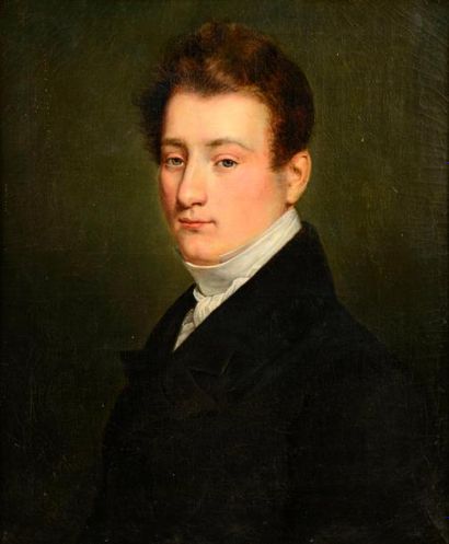 null Entourage d'HERSENT, vers 1820

Portrait de jeune homme

Huile sur toile.

60...