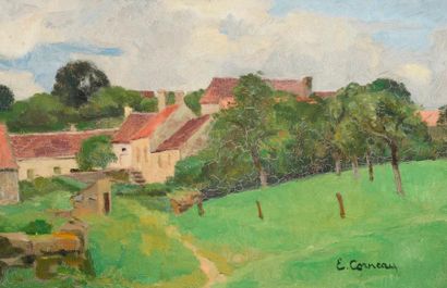 null Eugène CORNEAU (1894-1976)

Arbres dans la campagne - Le congre - Le hameau...