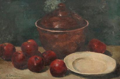 null Eugène CORNEAU (1894-1976)

Nature morte aux pommes rouges - Nature morte aux...