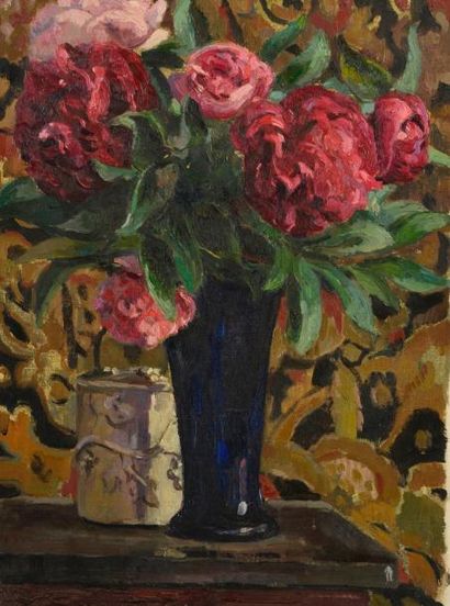 null Eugène CORNEAU (1894-1976)

Vase et coquillage - Vase de pivoines - Nature morte...