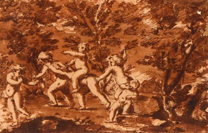 null Ecole ITALIENNE du XVIIème siècle

Jeux de putti

Plume et encre brune, lavis...