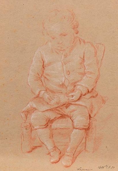 null Ecole FRANCAISE du XVIIIème siècle

Petit garçon assis sur une chaise

Sanguine...