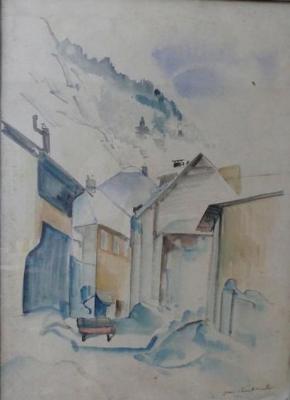 null Jean BURKHALTER (1895-1984)

Village sous la neige

Aquarelle signée en bas...