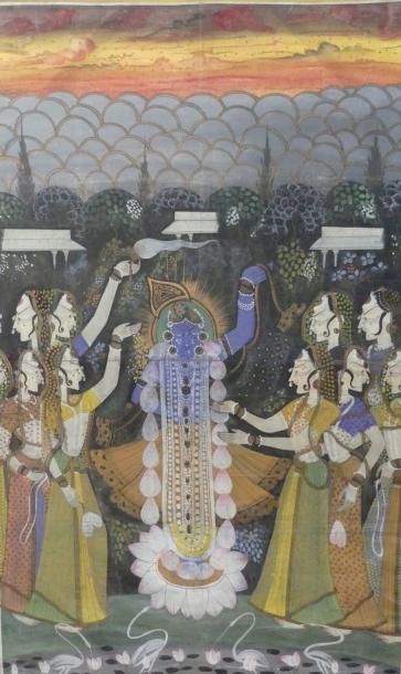 null Ecole Indienne

Le rituel d'offrande

Peinture sur tissu.

168 x 106 cm