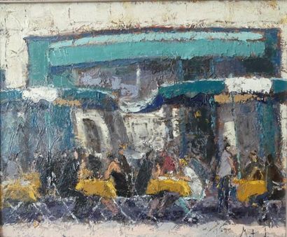 Toshio MATSUDA (1949)

La terrasse de café

Huile...