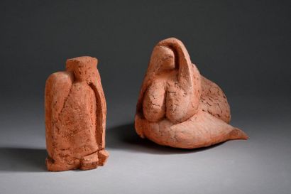 null Andrée CARABALONA (1916-2002)

Forme cubiste et Femme pieuvre

Deux sculptures...