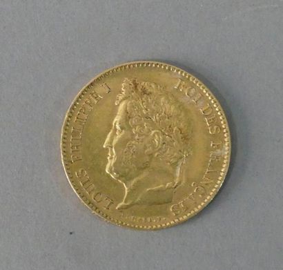 null LOUIS-PHILIPPE (1830-1848)

40 Francs or, 1833, Paris.

12,89 g
