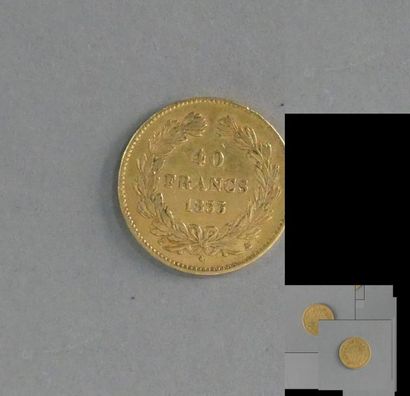 null LOUIS-PHILIPPE (1830-1848)

40 Francs or, 1833, Paris.

12,89 g