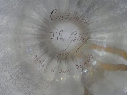 null GALLÉ Émile Cristallerie d’ (1846-1904)

Grand vase cylindrique à base aplatie....