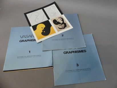 null Victor VASARELY

GRAPHISMES 1 - 2 - 3

Suite de 3 albums. Editions du Griffon...