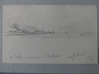 null Léon BERVILLE

Vues de Honfleur, Trouville et Houlgate

Ensemble de 4 dessins...