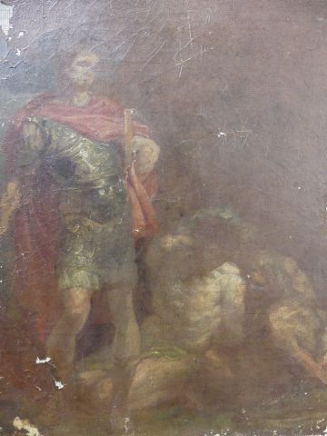 null Ecole du XVIIIè siècle
Soldats
Esquisse
34 x 27 cm